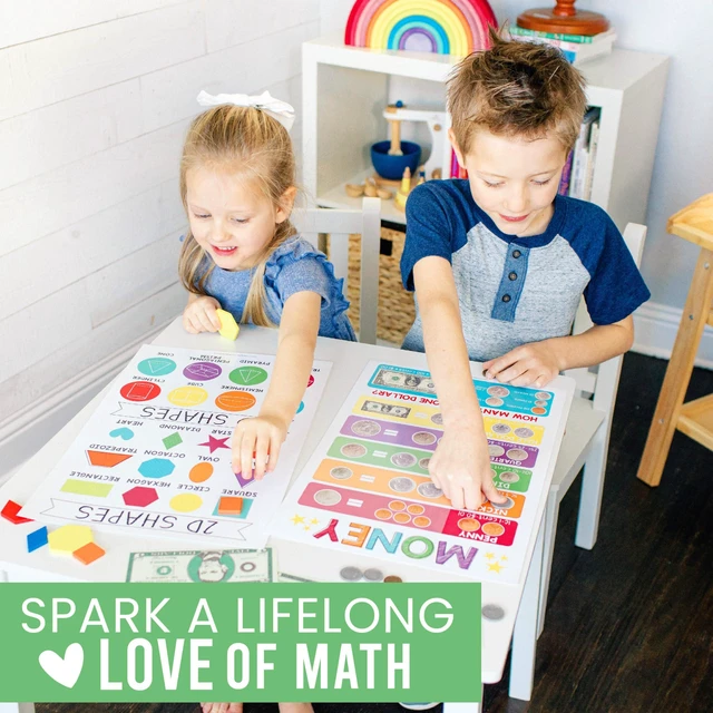 Alt view image 2 of 7 - Math Posters for Elementary School - Place Value Chart for Classroom Wall Colorful Classic Math Educational Posters, Multiplication Chart Poster for Middle School, Classroom Decor