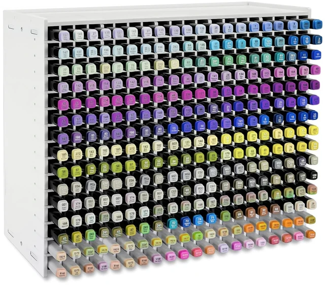Main image of Marker Organizer,300 Slots Marker Storage Organizer with Divider Marker Holder,Adjustable Marker Rack for Pens,Colored Pencils,Art Brushes,Home Office Art Room and Classroom Desk Organizer