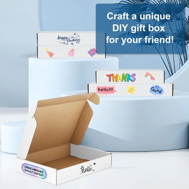 Alt view image 5 of 7 - 30 Pack 11x8x2 White Shipping Boxes for Small Business, Gifts Easy Assemble Small Shipping Mailers Cute Easy Fold Small Boxes for Shipping Book Cardboard Boxes Packing Boxes Mailing Boxes