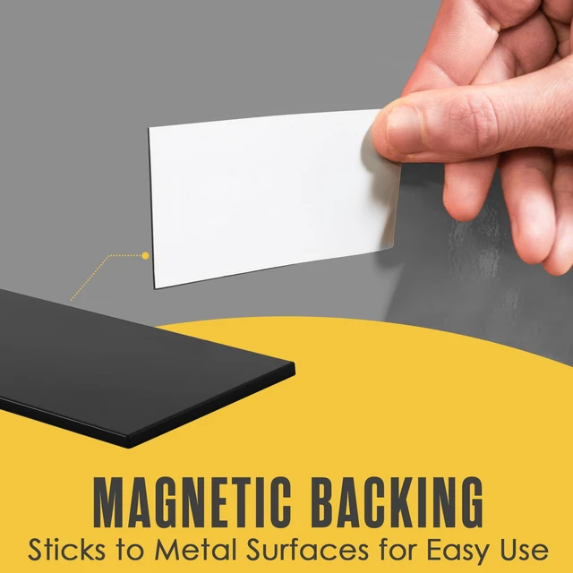 Alt view image 4 of 7 - Magnetic Strip, Magnetic Tape, Magnet Tape, Dry Erase Label 2 in x 50 Ft Magnet Roll, Strips for White Board, Write On Labels, Whiteboard Sheet, Dry Erase Sheet, Writable, Wipe Off, Blank