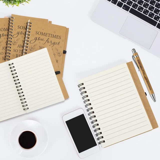 Alt view image 2 of 7 - Employee Appreciation Gifts Inspirational Gifts Set, Mini Spiral Notebooks with Pen,Motivational Thanks Gift for Staff Coworkers,Small Journals Bulk