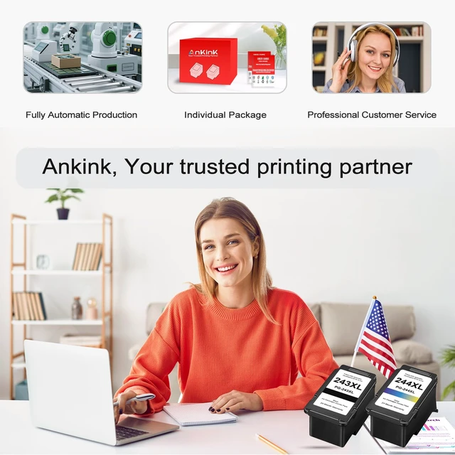 Alt view image 7 of 7 - 240XL 241XL Ink Cartridges Replacement for Canon PG-240 CL-241 Combo Pack 240 XL 241 XL Compatible with MG3620 MG3600 TS5120 TS5100 MG3220 MG3520 MG2120 MX452 MX512 MX532 (Black Tricolor,2-Pack)