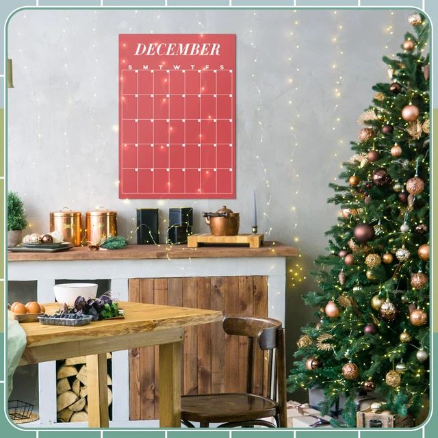 Alt view image 6 of 6 - 2026-2027 Colorful Large Wall Calendar 12'x16'morandi Undated New Year Blank Planner Dry Ease Reusable Yearly Calendar 12 Month Annual Erasable Planner for Office Home Classroom