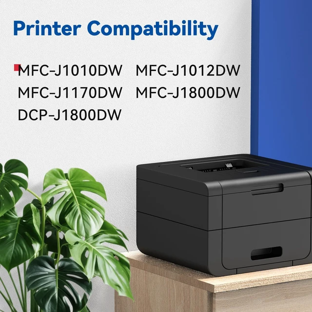 Alt view image 2 of 7 - LC401XL Ink Cartridges Compatible for Brother Printer LC401 401XL 10-Pack High Yield, LC 401 XL Works with MFC-J1010DW MFC-J1170DW MFC-J1012DW MFC-J1800DW Ink (4 Black, 2 Cyan, 2 Magenta, 2 Yellow)
