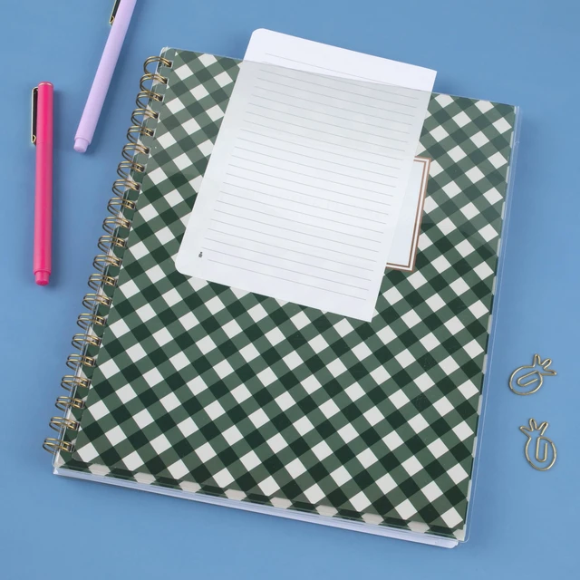 Alt view image 6 of 7 - 2027 Planner, Simplified by Emily Ley, Weekly & Monthly, 8.5" x 11", Customizable, Camp Gingham (EL58-901-27)