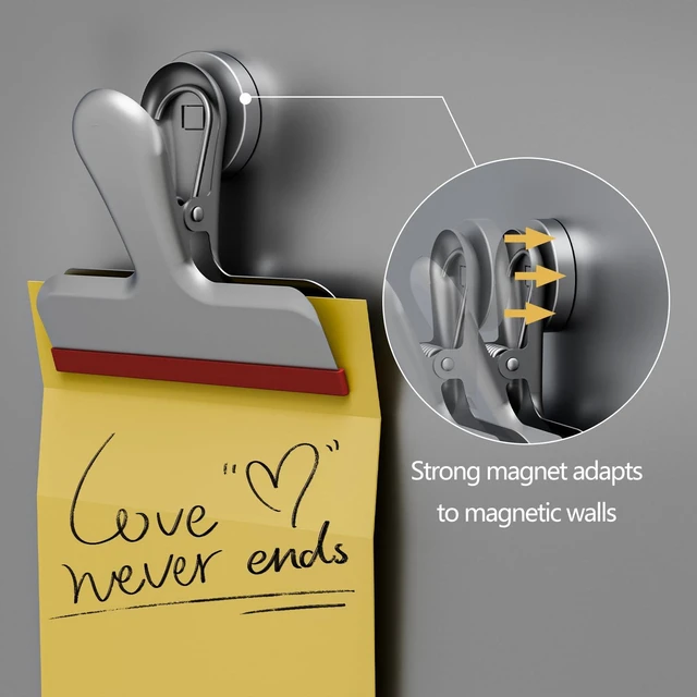 Alt view image 7 of 7 - Magnetic Chip Clips, Stainless Steel Chip Bag Clips with Strong Magnet and Silicone Cover, Heavy Duty Food Bag Clips for Kitchen Storage, 8 Pack Color Coded, 3 Inch