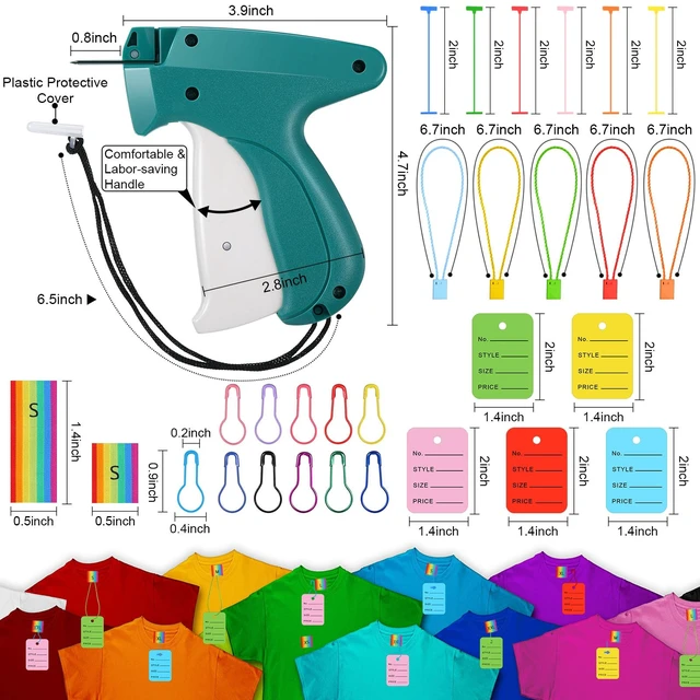 Alt view image 6 of 7 - 3576 Pcs Stitch Gun for Clothes, Tagging Gun, Colorful