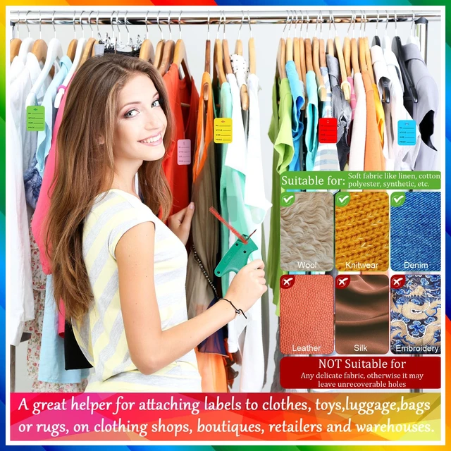 Alt view image 7 of 7 - 3576 Pcs Stitch Gun for Clothes, Tagging Gun, Colorful