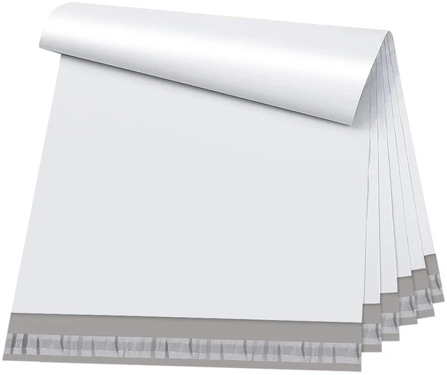 Main image of 25Pcs Poly Mailers 17.7x22 Inch Large Shipping Bags for Clothes Strong Self Adhesive Mailers Poly Bags Shipping Envelopes, Waterproof Mailing Envelopes for Packaging Clothing Shoe Box White