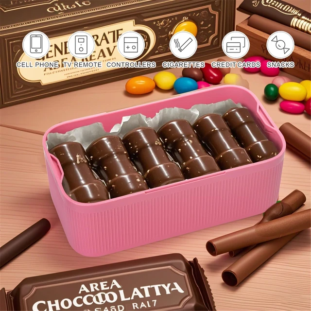 Alt view image 3 of 7 - Lockable Storage Box,Medicine Lock Box Travel Case,Refrigerator Bin Container for Food,Medicines,Snacks,Locking Mobile Cell Phone Device Jail,Lockbox for Office,Home,School,Father Gift (Berry Small)