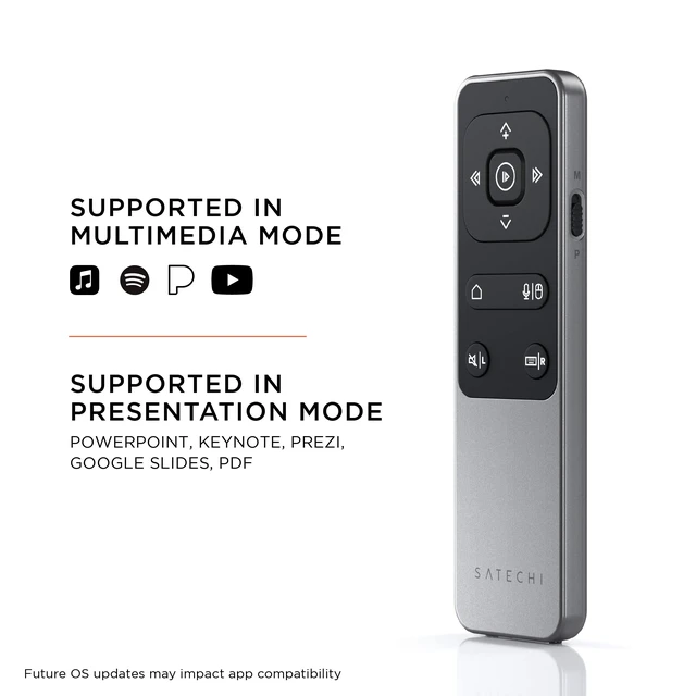 Alt view image 6 of 7 - R2 Bluetooth Remote Control, Presentation & Media Mode For MacBook, iPad, not compatible with Windows 10/11