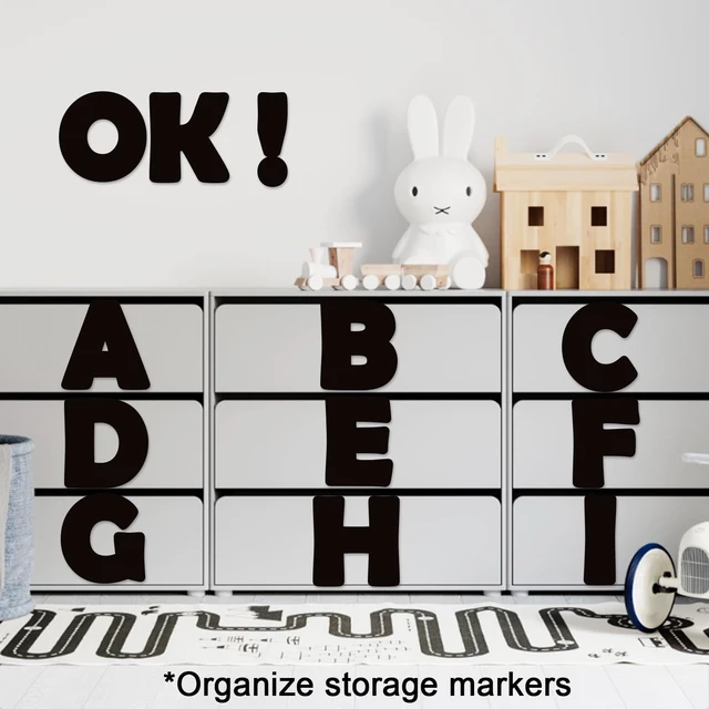 Alt view image 6 of 7 - 300 PCS Large 7" Font Letters and Punctuation Set, Black Classroom Alphabet Cutout for Bulletin Board Display Home School, A Great Helper to Inspire Students' Learning Interest