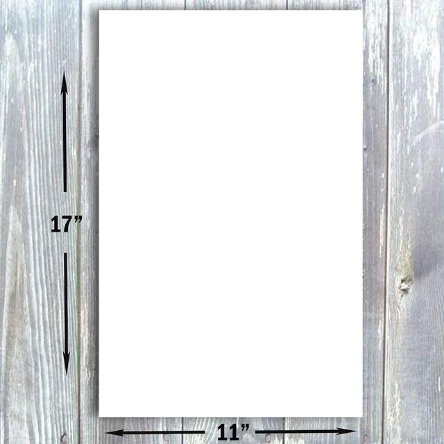 Alt view image 2 of 4 - White Cardstock Paper 11x17-65lb Cover Card Stock for Printing, Posters, Signs, Brochures, Menus & DIY Projects (100 Pack)