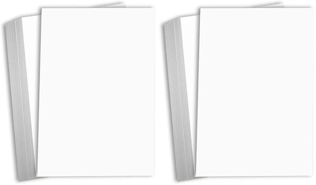Main image of White Cardstock Paper 11x17-65lb Cover Card Stock for Printing, Posters, Signs, Brochures, Menus & DIY Projects (100 Pack)