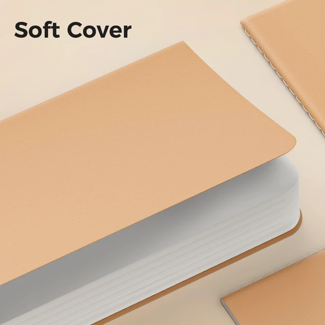 Alt view image 3 of 7 - Large Blank Notebook Journals Bulk with Thick Plain Paper, 60 Pages, 8.5x11 inch, Sketchbook Composition Diary Subject Notebooks Planner for Students Office, Kraft Journal Set, 12 Pack
