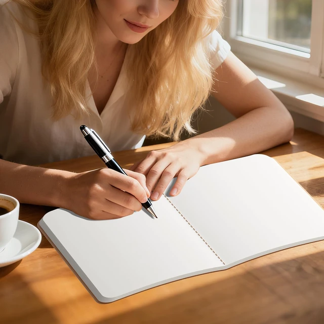 Alt view image 2 of 7 - Large Blank Notebook Journals Bulk with Thick Plain Paper, 60 Pages, 8.5x11 inch, Sketchbook Composition Diary Subject Notebooks Planner for Students Office, Kraft Journal Set, 12 Pack