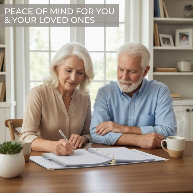 Alt view image 4 of 7 - Thoughtful End-of-Life Planner Binder - Organizer for Final Wishes & Estate Complete and Easy to Use for Peaceful Preparation and Death Planning - All Your Essential Emergency Documents in One Place
