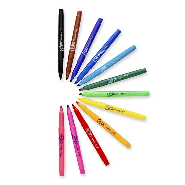 Alt view image 3 of 5 - Fiddle Sticks Scented Markers, 216-pack, Assorted Colors (3618)