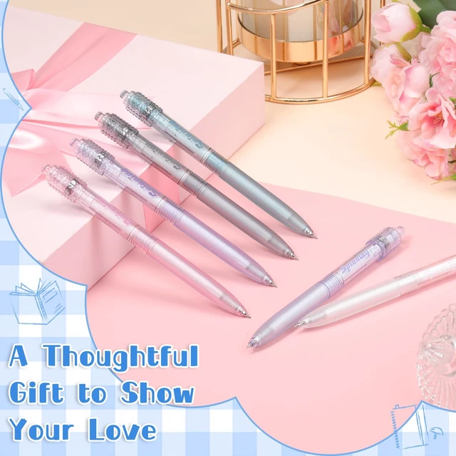 Alt view image 4 of 7 - 24 Pcs Fidget Spinner Pens for Adults Black Ink Gel Pens, Cylinder Fidget Pens with Fidget Ball Stress Relief Pen Spinning Pen for Office Supplies Journaling