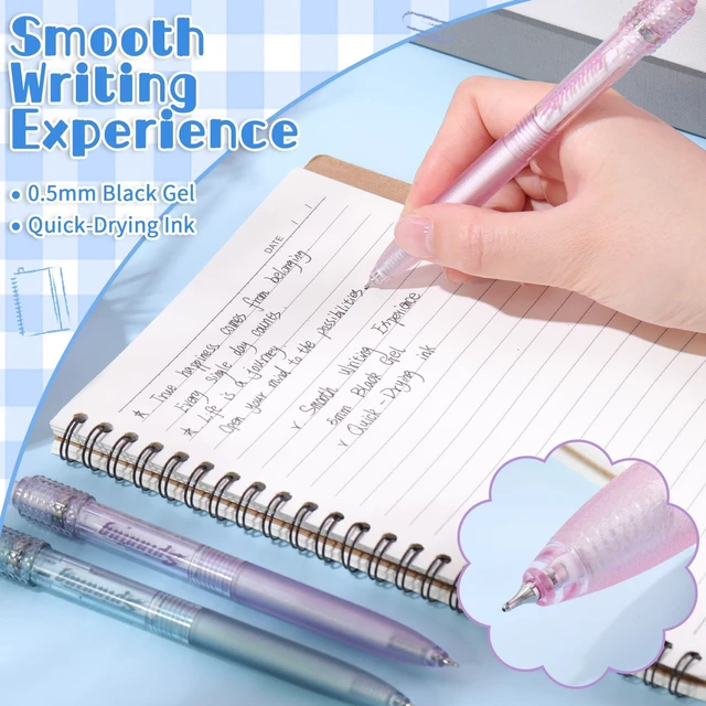 Alt view image 5 of 7 - 24 Pcs Fidget Spinner Pens for Adults Black Ink Gel Pens, Cylinder Fidget Pens with Fidget Ball Stress Relief Pen Spinning Pen for Office Supplies Journaling