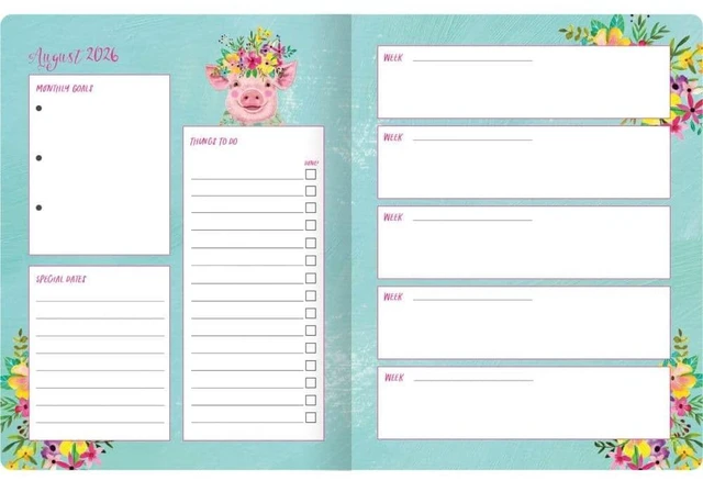 Alt view image 3 of 7 - Wild Whimsy 2027 Monthly Planner