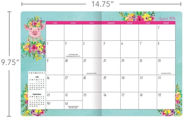 Alt view image 4 of 7 - Wild Whimsy 2027 Monthly Planner