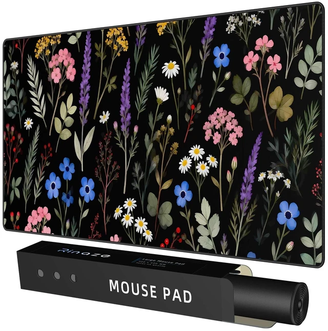 Main image of Large Gaming Mouse Pad, Extended Mousepad with Superior Micro-Weave Cloth, Comfortable Desk Mat for Gamer, Office and Home 900x400 mm
