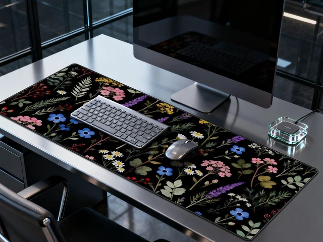 Alt view image 7 of 7 - Large Gaming Mouse Pad, Extended Mousepad with Superior Micro-Weave Cloth, Comfortable Desk Mat for Gamer, Office and Home 900x400 mm