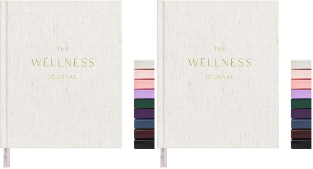 Main image of And Per Se Wellness Journal, Self Care & Daily Journal for Women, Mental Health Planner with Habit Tracker, Diet & Goals, Undated, Gift-Ready (Original Beige) (Pack of 2)