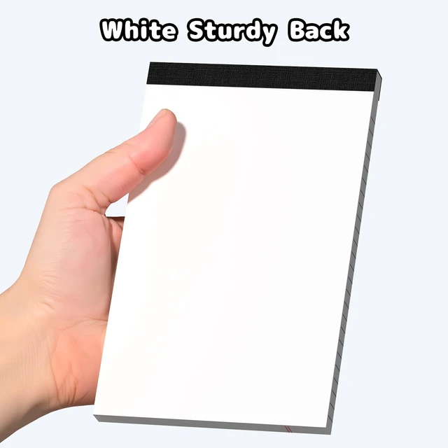 Alt view image 5 of 7 - 12pcs Legal Pads 5x8 White Note Pads Small Notepads College Ruled Lined Paper Pad 5x8, Portable Note Pads, Small Writing Pads for Meeting Notes, To-Do Lists & Office Work, 30 Sheets/Pack