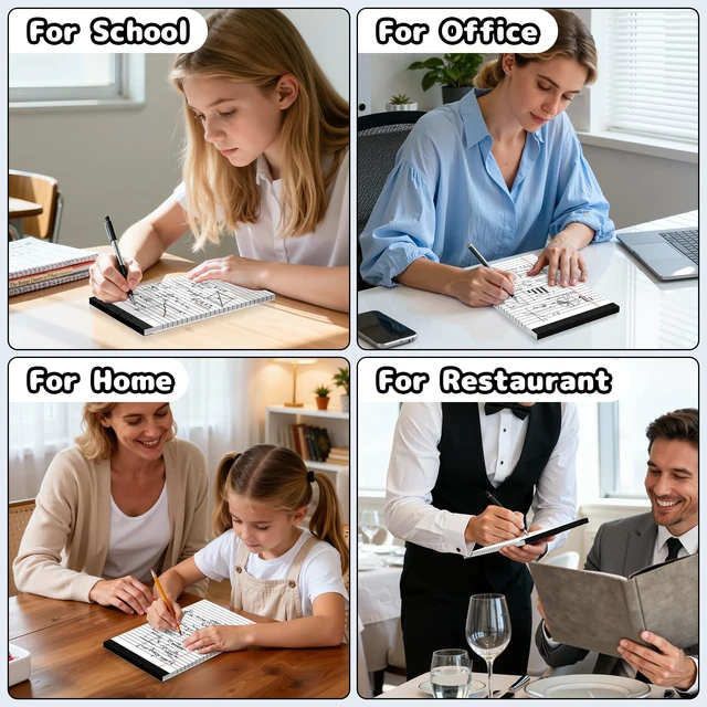 Alt view image 7 of 7 - 12pcs Legal Pads 5x8 White Note Pads Small Notepads College Ruled Lined Paper Pad 5x8, Portable Note Pads, Small Writing Pads for Meeting Notes, To-Do Lists & Office Work, 30 Sheets/Pack