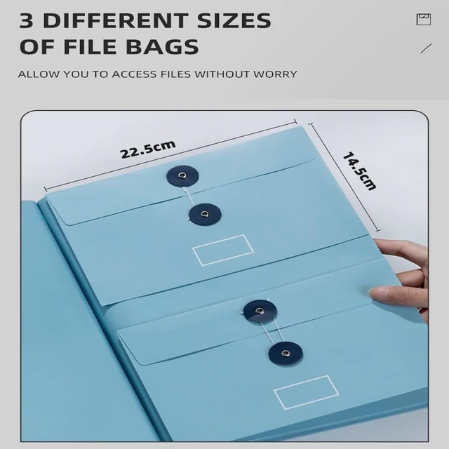 Alt view image 5 of 7 - Extra-Thick in Case I Die Binder Organizer with Labels, Emergency Information Folder for Important Documents, Life Planning Records Storage, Personal Family Planner for Home Preparedness