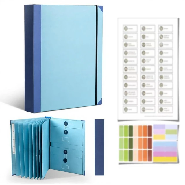Main image of Extra-Thick in Case I Die Binder Organizer with Labels, Emergency Information Folder for Important Documents, Life Planning Records Storage, Personal Family Planner for Home Preparedness