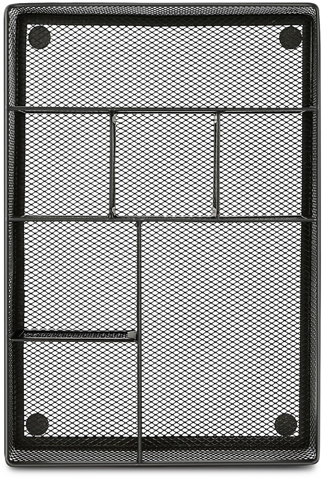 Alt view image 7 of 7 - Desk Drawer Organizer Tray,Drawer Organizer for Office and Home,Desk Organizer with Drawers,7 Compartments,Non-Slip Desk Organizers (Black, 12.3" L x 8.3" W x 1.8" H)