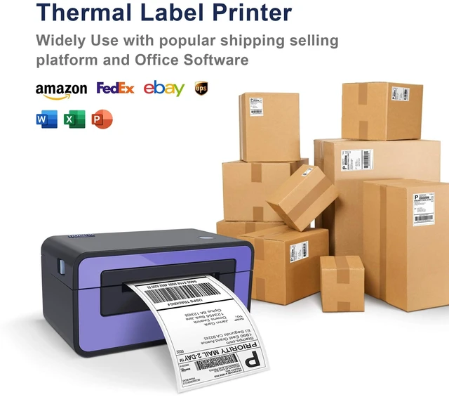 Alt view image 7 of 7 - 4x6 Thermal Labels Fanfold, 1000 Shipping Labels for Label Printer Commercial Grade, No BPA or BPS, Print Clear and Sharp, Direct Thermal Shipping Labels Compatible with Thermal Printer