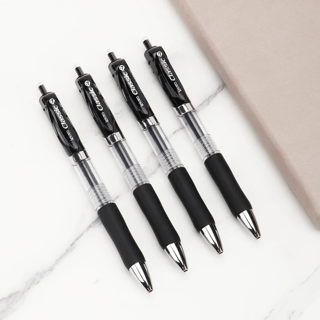 Alt view image 7 of 7 - Classic Retractable Gel Roller Pens, 0.7mm Fine Point Black Ink (Black - 36 Packs)