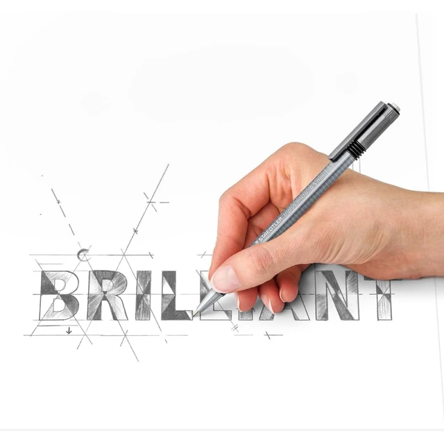 Alt view image 4 of 6 - Triplus Micro 0.5mm Mechanical Pencils #2, 12 Pack, 36 count 3 pieces per set, Retractable & Refillable #2 Pencils with Twist Erasers