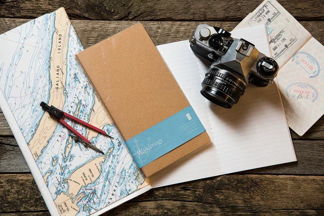 Alt view image 4 of 7 - Lined Regular Size Travelers Notebook Inserts 4.25" x 8.25" (11 x 21cm) 100 GSM Paper 3 Hand-sewn Booklets/180 Pages Travelers Notebook Refills for Journals, Diaries, Planners