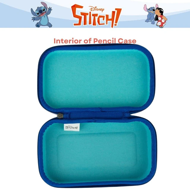 Alt view image 7 of 7 - Disney Stitch Pencil Case Set with Stickers and Gel Pens for Kids, Molded with Zip Closure, Blue