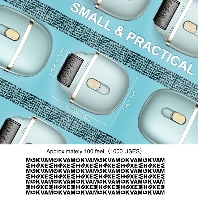 Alt view image 3 of 7 - Identity Protection Roller Stamps, 2 Pack Blue Wide Identity Theft Protection Stamp for ID Blockout with Refills - Privacy Confidential and Address Blocker