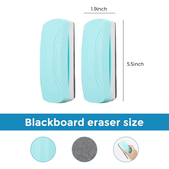 Alt view image 3 of 6 - 4 Pack White Board Eraser,Magnetic Dry Erase Eraser for Classroom Magnetic Dry Eraser for Glass Board,Calendar Board,Back to School&Office Supplies,Teacher Must Haves