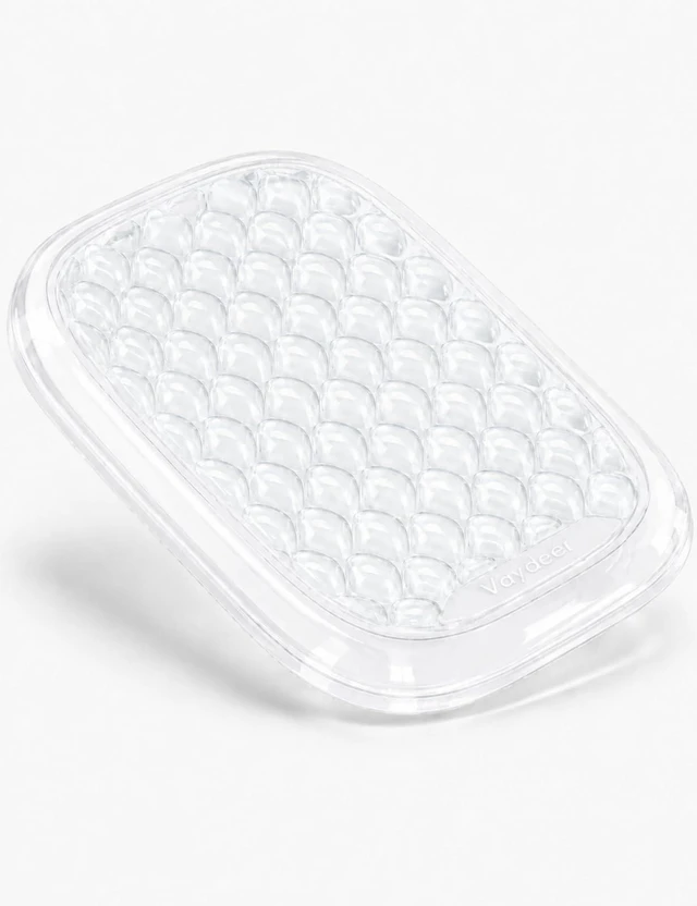 Main image of Clear Gel Elbow Pad for Desk, Ergonomic Arm Rest Cushion Desk Wrist Rest for Keyboard and Mouse, Keyboard Wrist Pad for Computer and Laptop Typing, Gaming and Office Crystal Clear