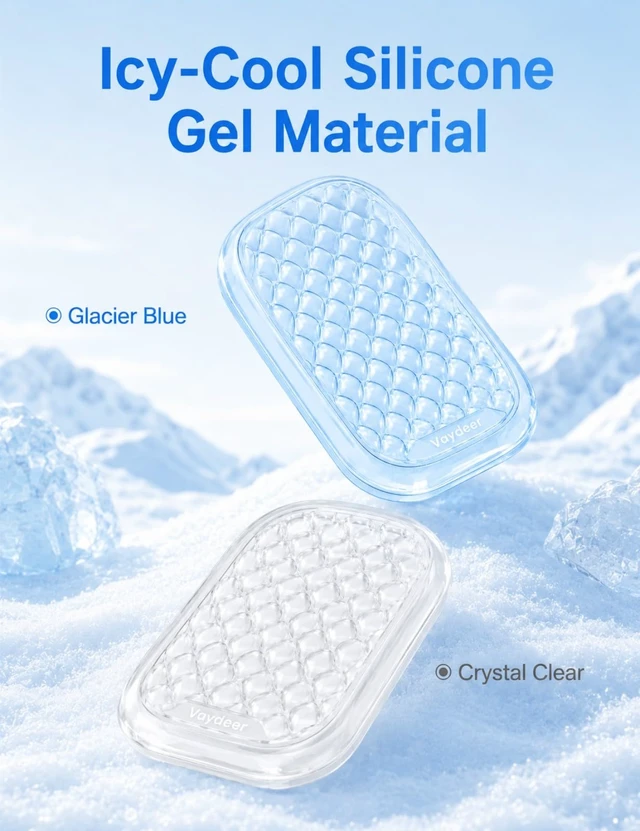 Alt view image 4 of 7 - Clear Gel Elbow Pad for Desk, Ergonomic Arm Rest Cushion Desk Wrist Rest for Keyboard and Mouse, Keyboard Wrist Pad for Computer and Laptop Typing, Gaming and Office Crystal Clear