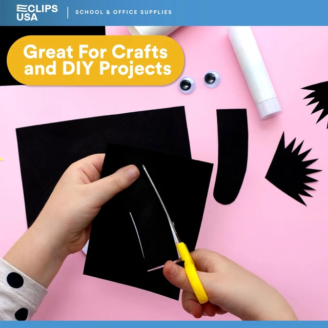 Alt view image 4 of 6 - Black Poster Board Black Poster Paper 22x28 Large Poster Board Bulk School Supplies 100 Pack (22 x 28)