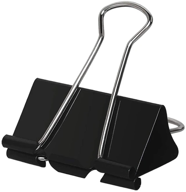 Main image of Extra Large Binder Clips 2 Inch (60 Pack), Heavy Duty Big Binder Clips Big Paper Clamps for Office and Home Supplies, Black