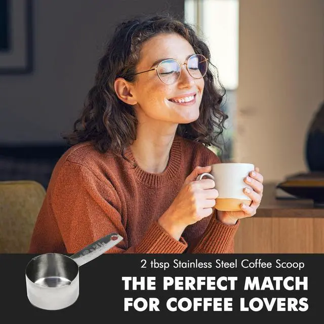 Alt view image 5 of 7 - Coffee Measurer, 4 inch 2 tbsp, Stainless Steel