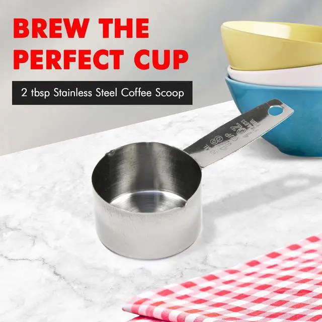 Alt view image 2 of 7 - Coffee Measurer, 4 inch 2 tbsp, Stainless Steel