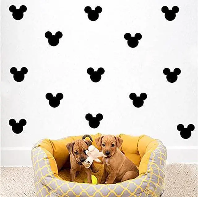 Alt view image 3 of 4 - Cartoon Wall Sticker,Cute Animal Wall Art Easy Removable(Black)