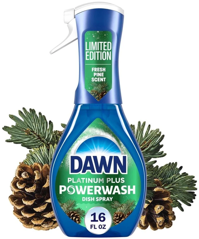 Alt view image 2 of 6 - Dawn Powerwash Spray, Dish Soap, Fresh Pine, Christmas Tree Scent, 1 Starter Kit, 16 fl oz