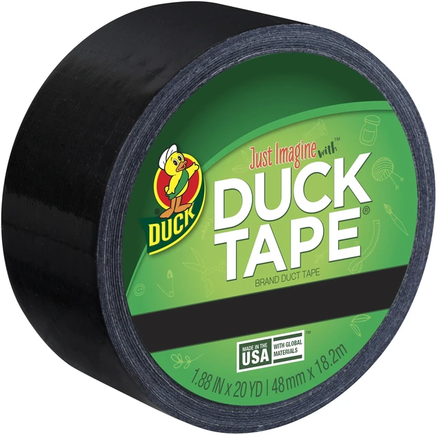 Main image of Color Duck Tape Brand Duct Tape, 1.88 in. x 20 yd., Black